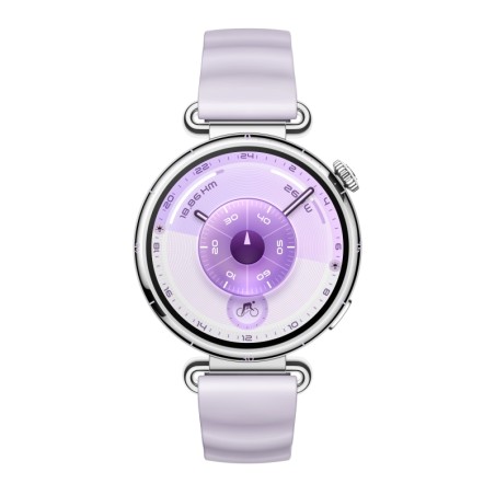 Pametna ura Huawei Watch GT 6, 41mm, srebrna (vijoličen pašček)