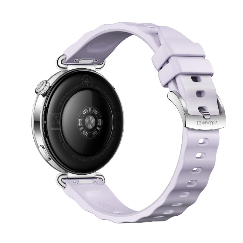 Pametna ura Huawei Watch GT 6, 41mm, srebrna (vijoličen pašček)