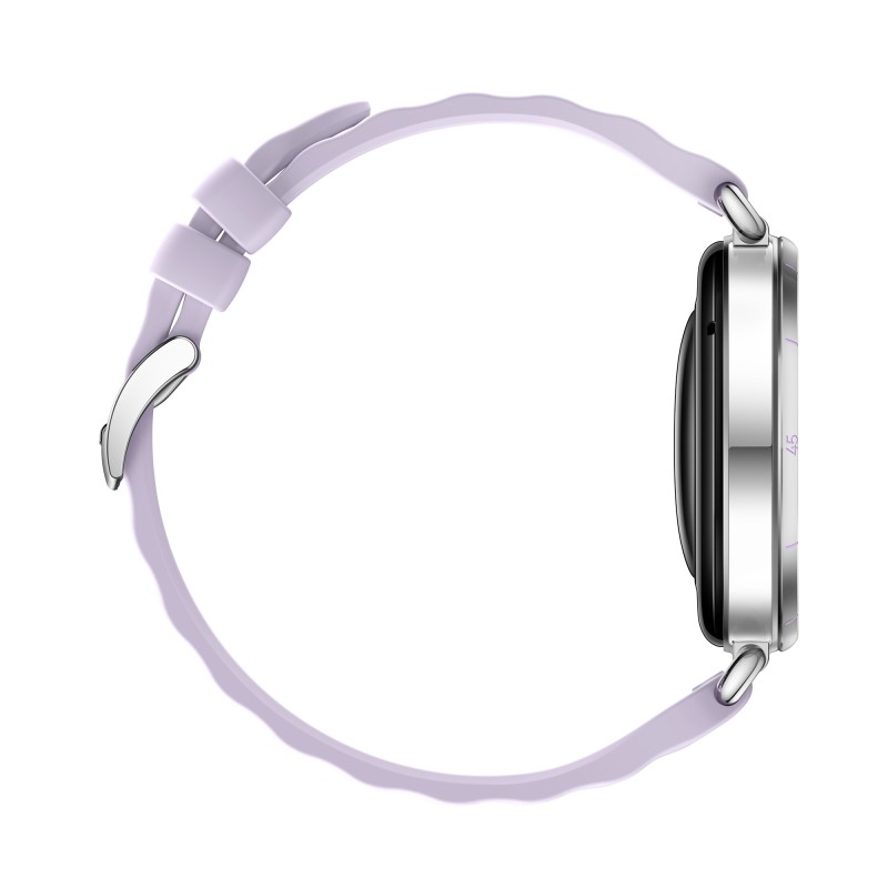 Pametna ura Huawei Watch GT 6, 41mm, srebrna (vijoličen pašček)