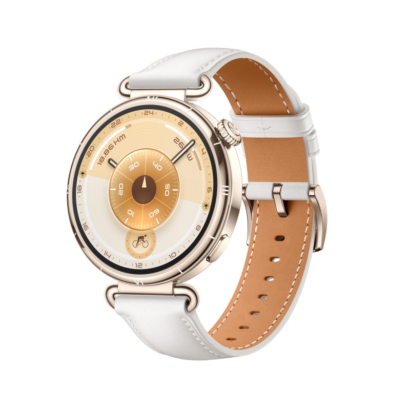 Pametna ura Huawei Watch GT 6, 41mm, zlata (bel pašček)