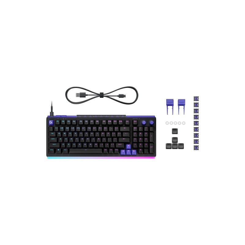 Tipkovnica Logitech G512 X 98, Linear, SLO g., črna
