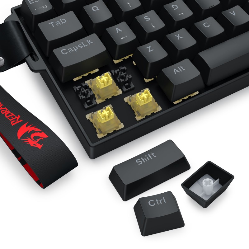 Tipkovnica Redragon Fizz K617 HE, črna