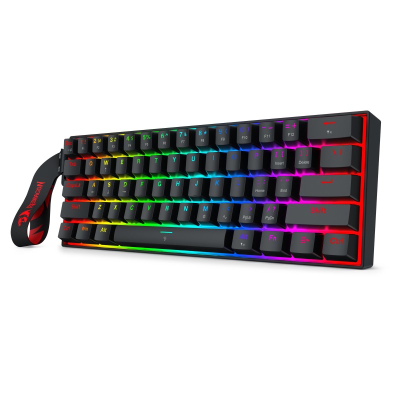 Tipkovnica Redragon Fizz K617 HE, črna