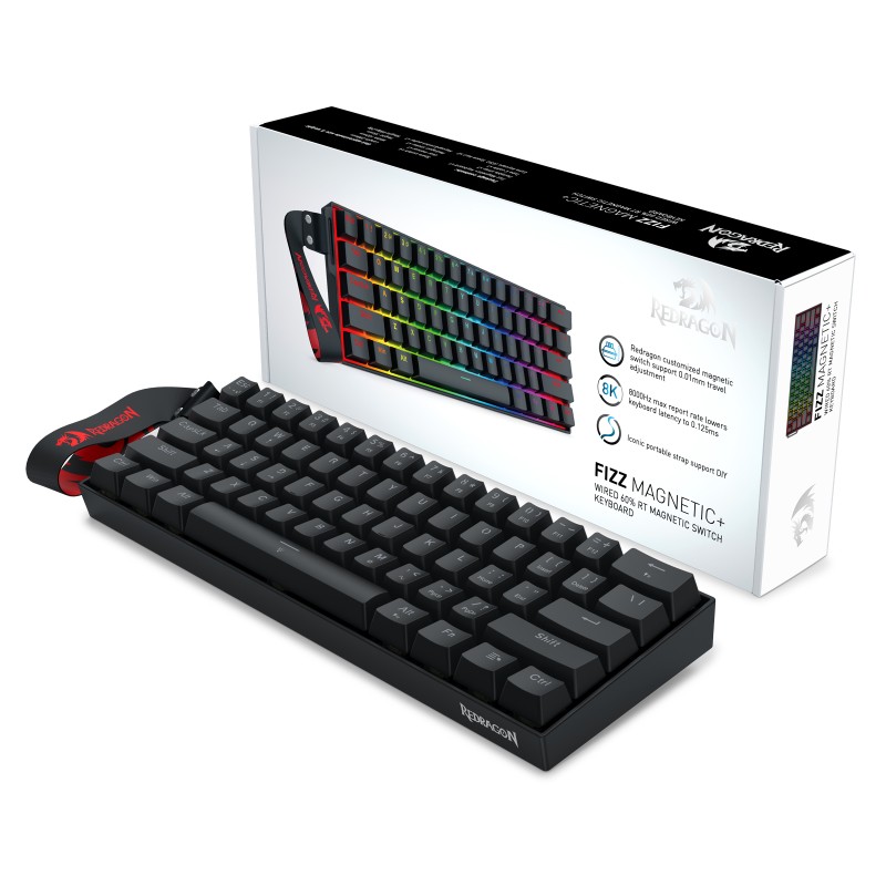 Tipkovnica Redragon Fizz K617 HE, črna
