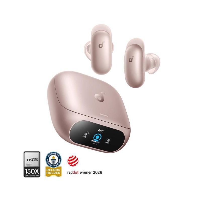 Slušalke Soundcore Liberty 5 Pro, roza