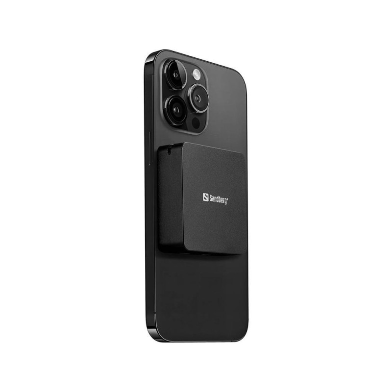 Prenosna baterija Powerbank Sandberg 3-v-1 Magnet 5000, 5000 mAh