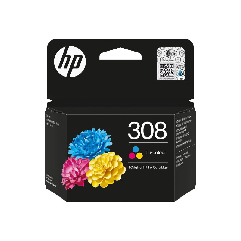 Črnilo HP 308, Rumena, Magenta, Cyan