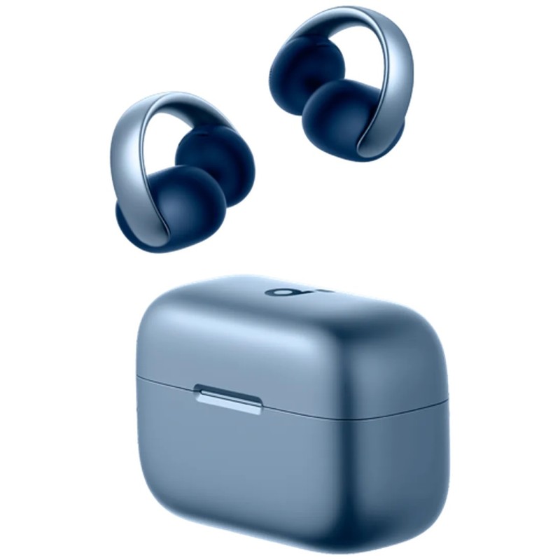 Slušalke Soundcore AeroClip, modre