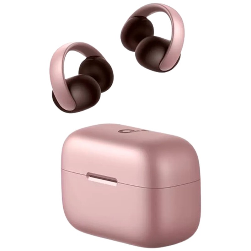 Slušalke Soundcore AeroClip, roza