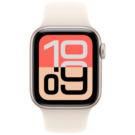 Pametna ura Apple Watch SE 3, 40mm, zlata + pašček M/L, bež