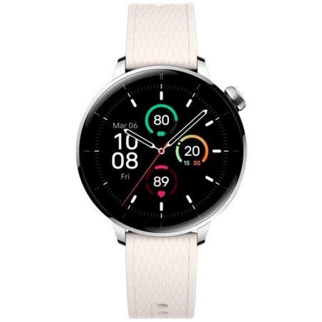 Pametna ura OnePlus Watch 3, 43mm, srebrna (bel pašček)