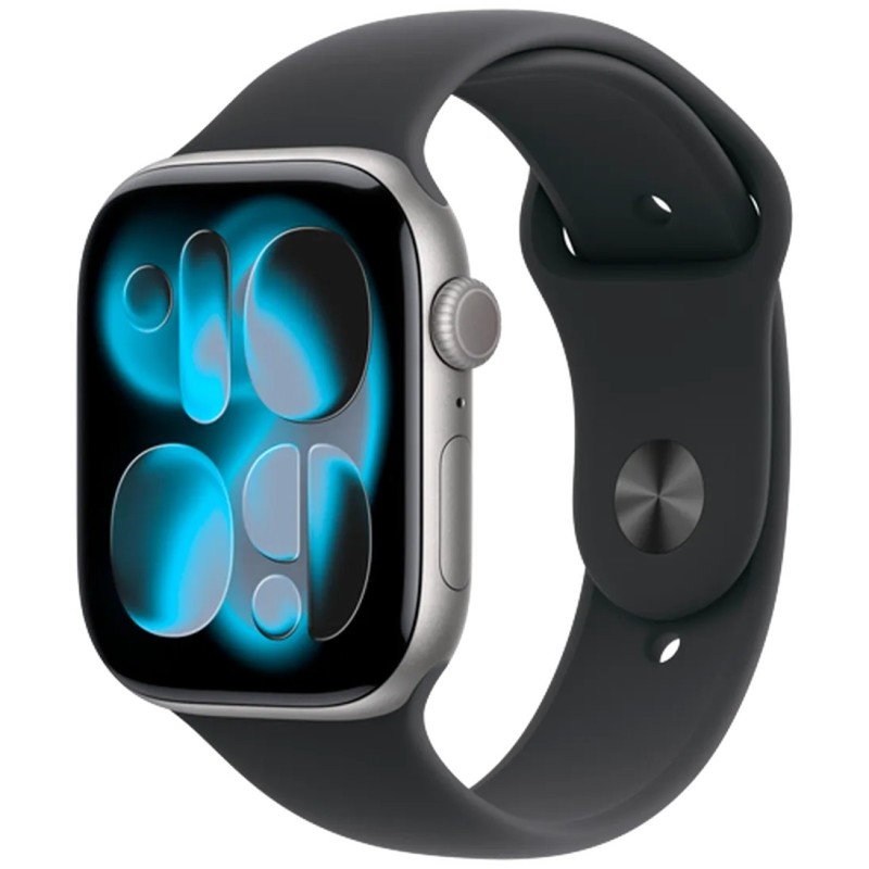 Pametna ura Apple Watch Series 11, 46mm, 5G, siva (črna pašček M/L)