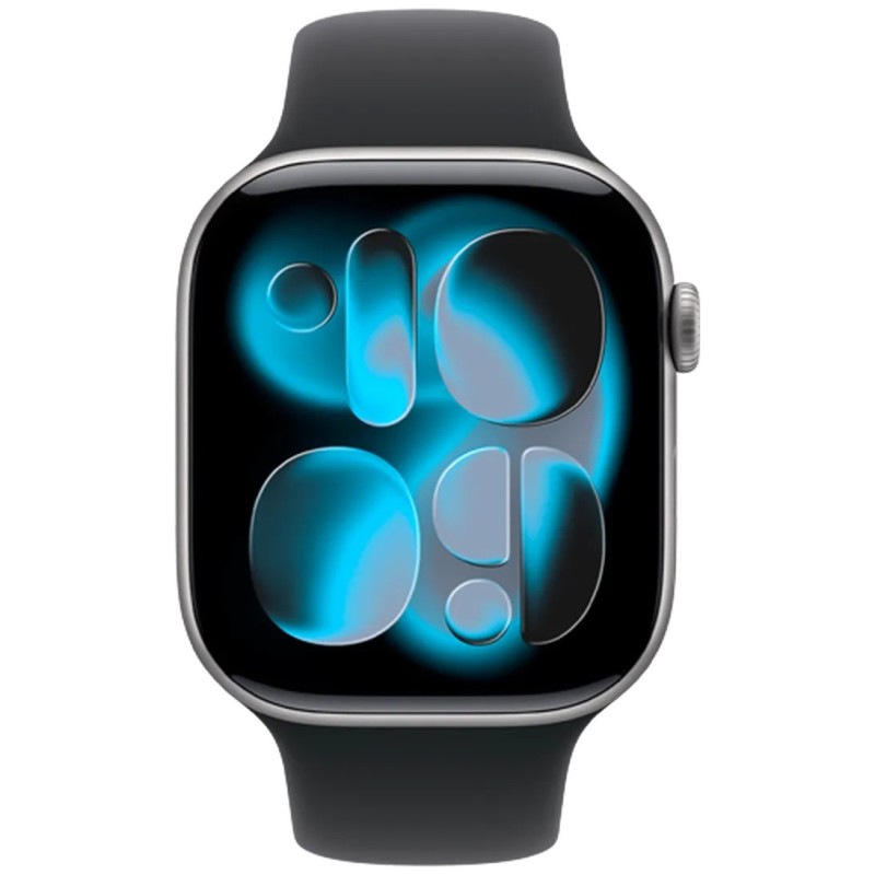 Pametna ura Apple Watch Series 11, 46mm, 5G, siva (črna pašček M/L)