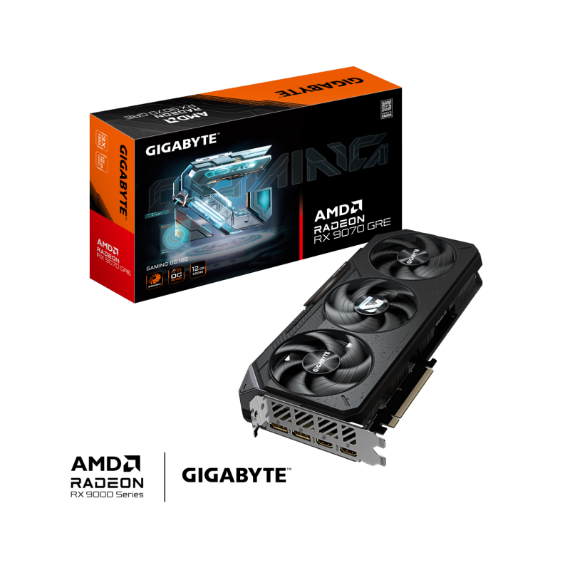 Grafična kartica Gigabyte Radeon RX 9070 GRE GAMING OC, 12GB