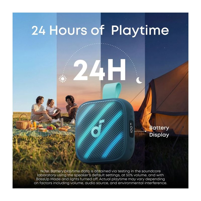 Prenosni zvočnik Anker Soundcore Boom Go 3i, moder