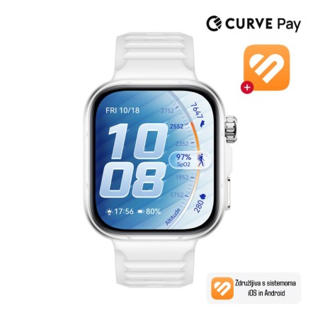 Pametna ura Huawei Watch Fit 5 Pro, bela