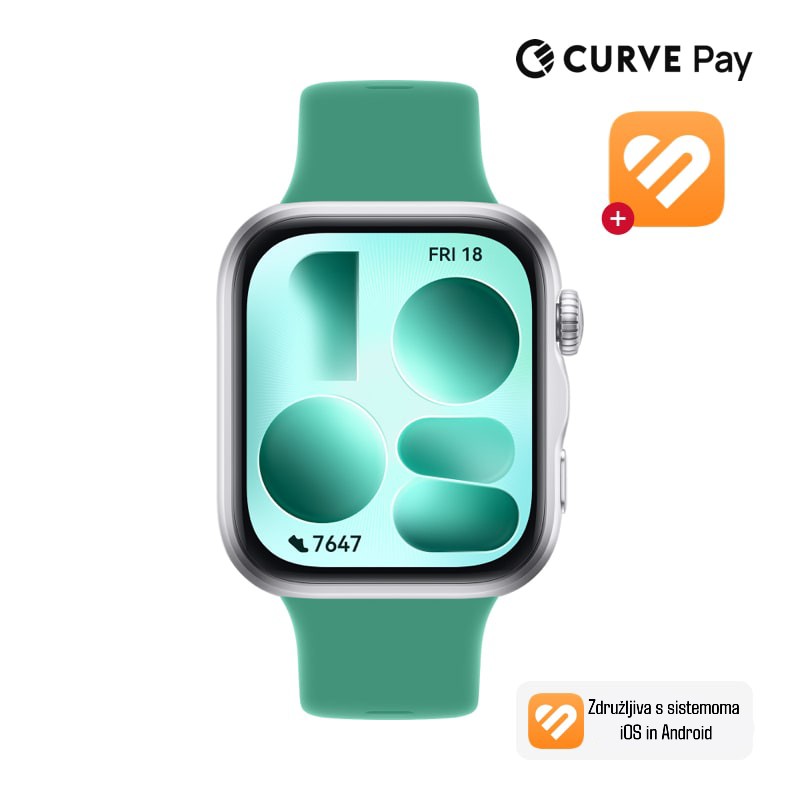 Pametna ura Huawei Watch Fit 5, zelena