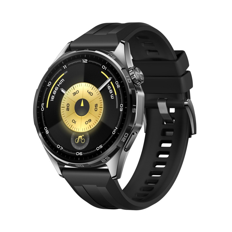 Pametna ura Huawei Watch GT 6, 46mm, siva (črn pašček)
