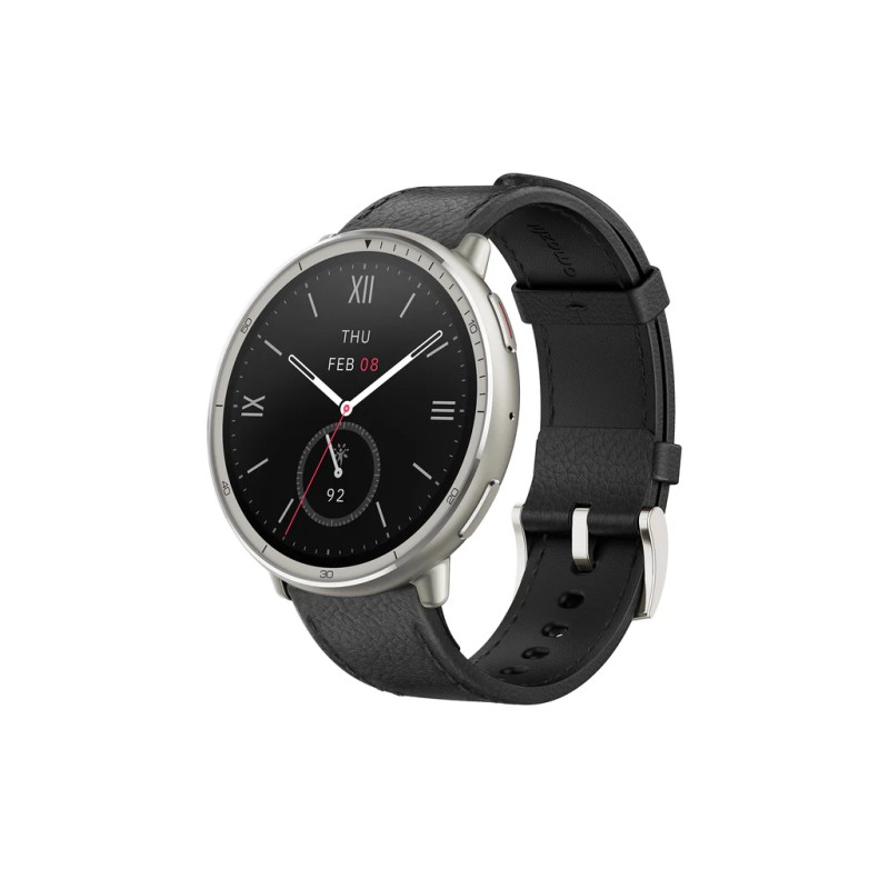 Pametna ura Amazfit Active 2 Round, črna (črn pašček)