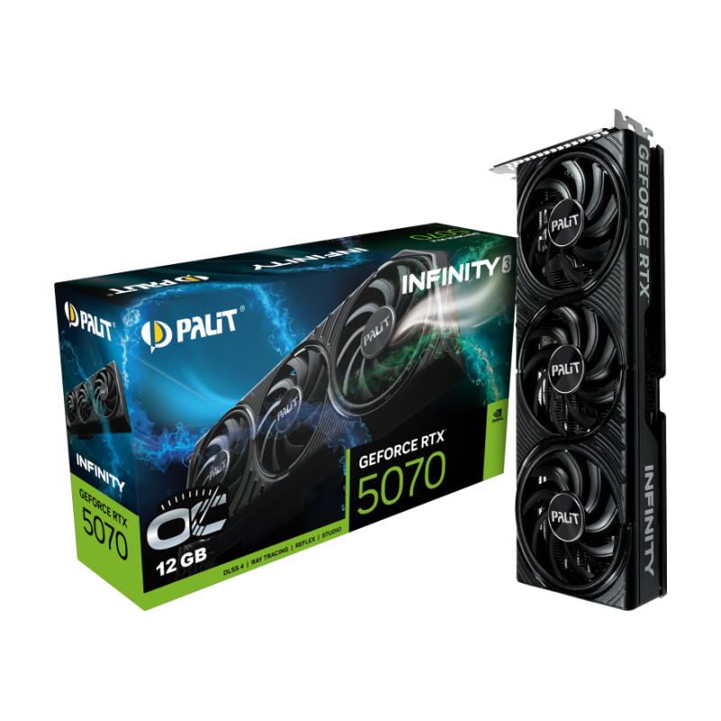 Grafična kartica Palit GeForce RTX 5070 Infinity 3 OC, 12GB