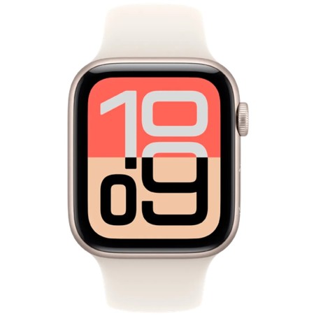 Pametna ura Apple Watch SE 3, 44mm, zlata + pašček M/L, bež