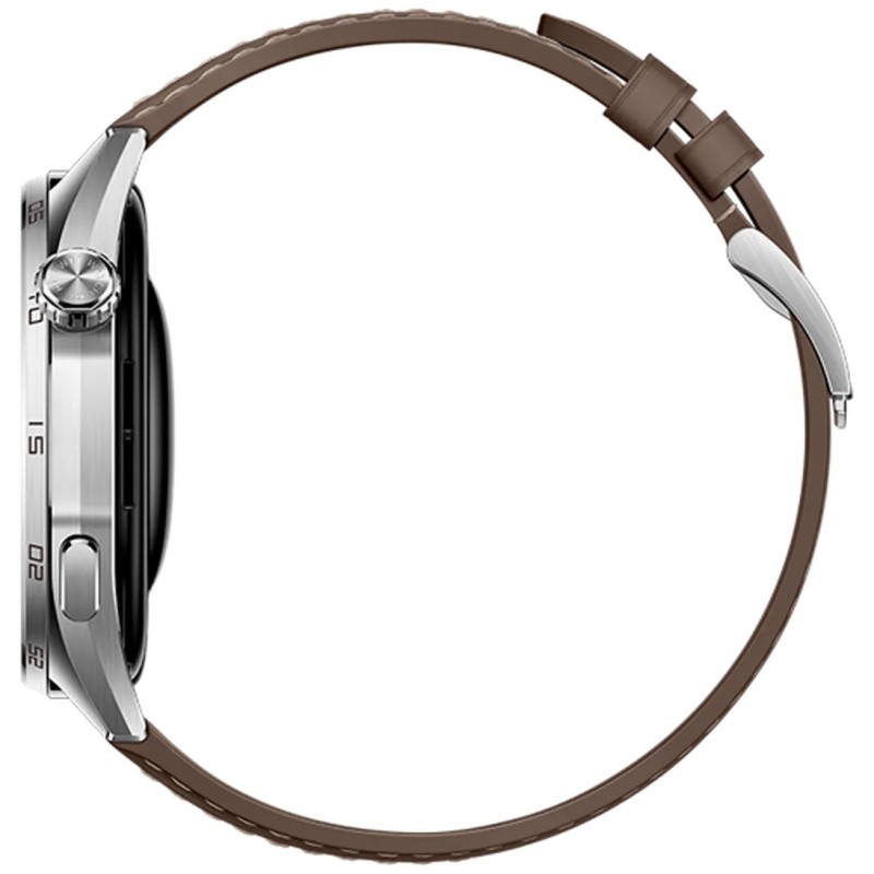 Pametna ura Huawei Watch GT 6, 46mm, srebrna (rjav pašček)