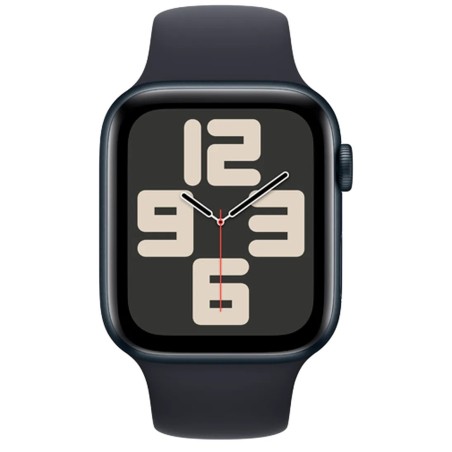 Pametna ura Apple Watch SE (2023), 4G, 44mm, črna (črn pašček S/M)