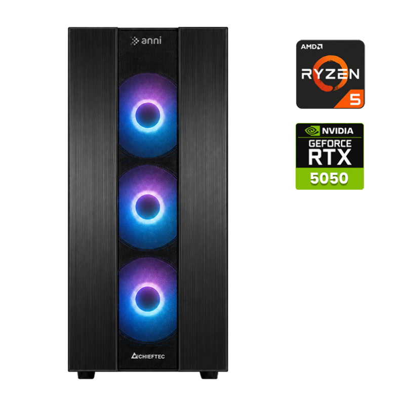Računalnik ANNI Gamer Optimal R5 5500 / RTX 5050 / 16 GB / 1 TB
