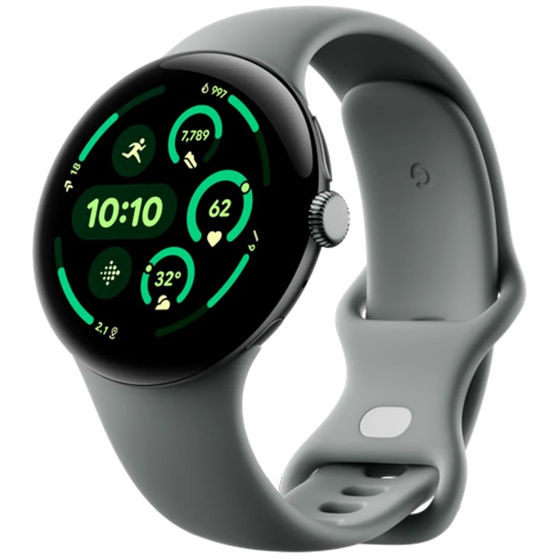 Pametna ura Google Pixel Watch 3, 45mm, siva (siva pašček)