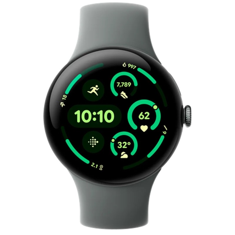 Pametna ura Google Pixel Watch 3, 45mm, siva (siva pašček)