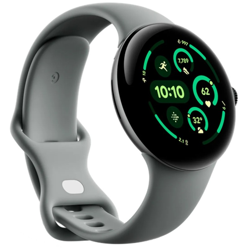 Pametna ura Google Pixel Watch 3, 45mm, siva (siva pašček)
