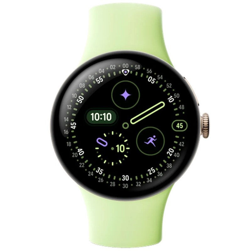 Pametna ura Google Pixel Watch 4, 41mm, zlata (zelen pašček)