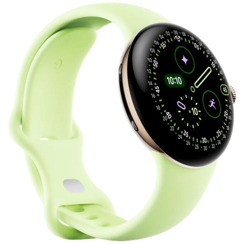 Pametna ura Google Pixel Watch 4, 41mm, zlata (zelen pašček)