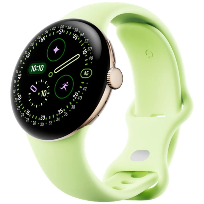Pametna ura Google Pixel Watch 4, 41mm, zlata (zelen pašček)
