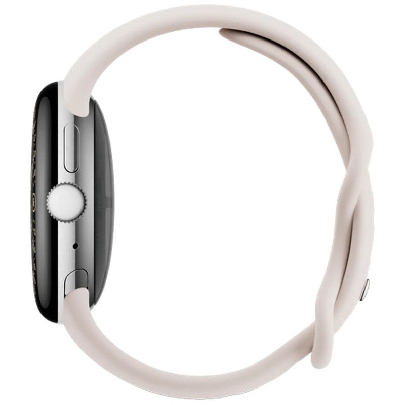 Pametna ura Google Pixel Watch 4, 41mm, srebrna (bež pašček)