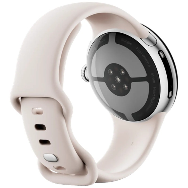 Pametna ura Google Pixel Watch 4, 41mm, srebrna (bež pašček)