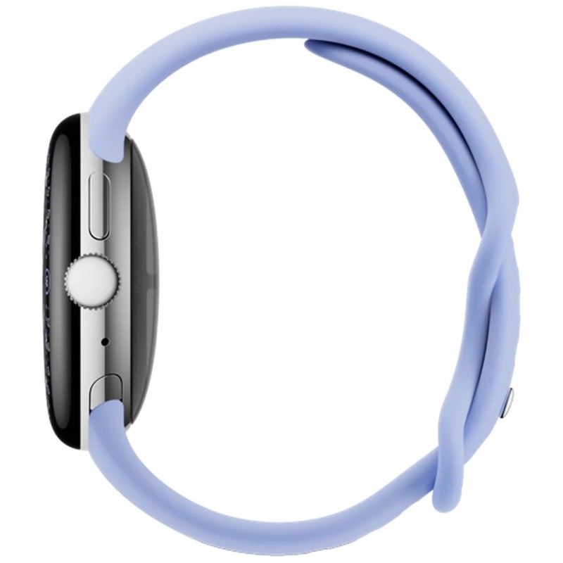 Pametna ura Google Pixel Watch 4, 41mm, srebrna (vijoličen pašček)
