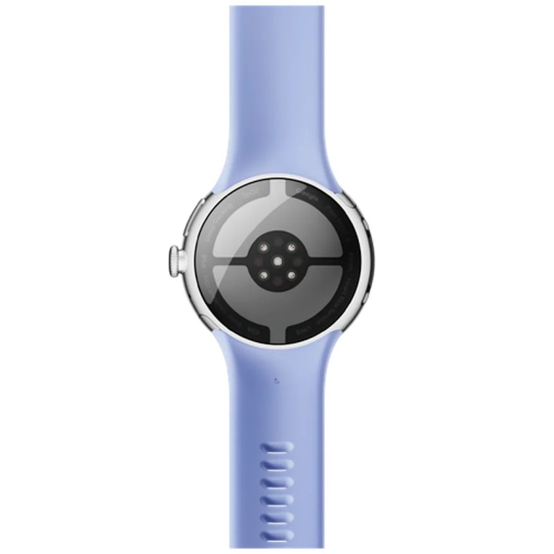 Pametna ura Google Pixel Watch 4, 41mm, srebrna (vijoličen pašček)
