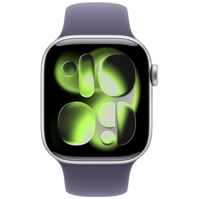Pametna ura Apple Watch Series 11, 42mm, srebrn (vijoličen pašček S/M)