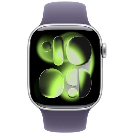 Pametna ura Apple Watch Series 11, 42mm, srebrn (vijoličen pašček S/M)