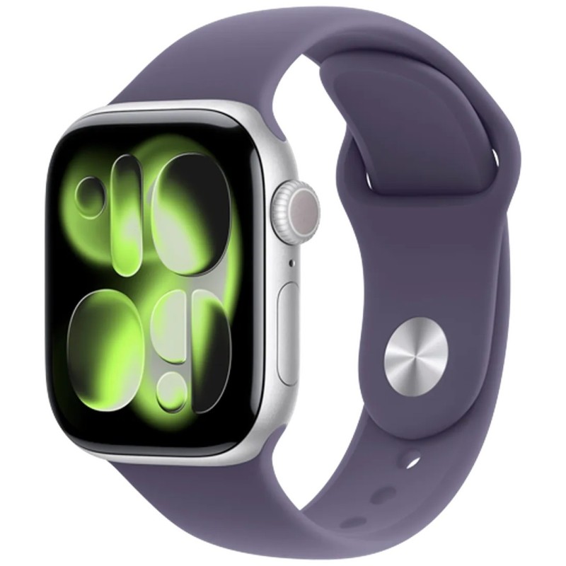 Pametna ura Apple Watch Series 11, 42mm, srebrn (vijoličen pašček S/M)
