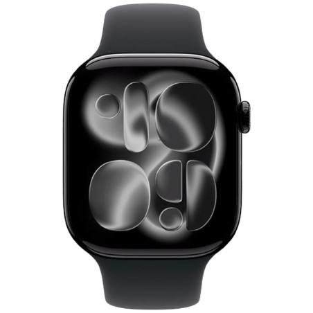 Pametna ura Apple Watch Series 11, 46mm, črna (črn pašček M/L)