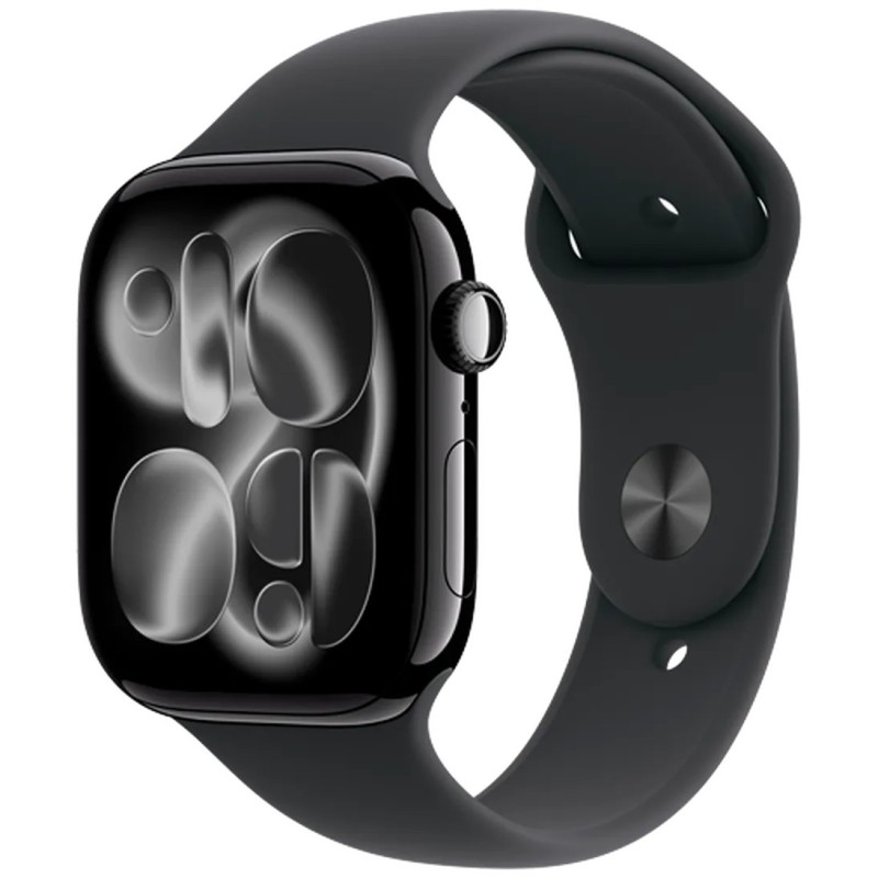 Pametna ura Apple Watch Series 11, 46mm, črna (črn pašček M/L)