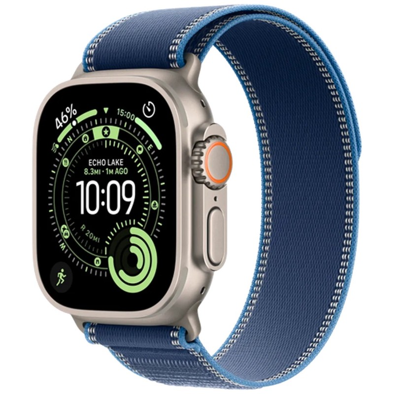 Pametna ura Apple Watch Ultra 3, 49mm, srebrna (moder pašček S/M)