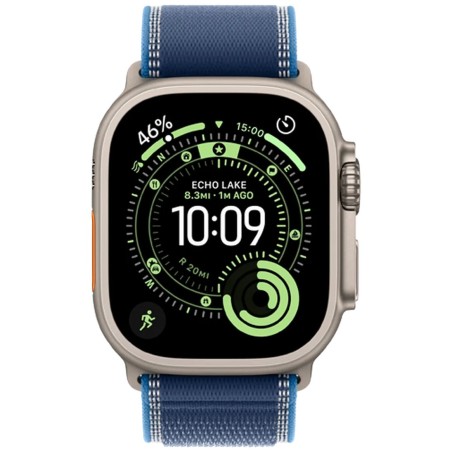 Pametna ura Apple Watch Ultra 3, 49mm, srebrna (moder pašček M/L)