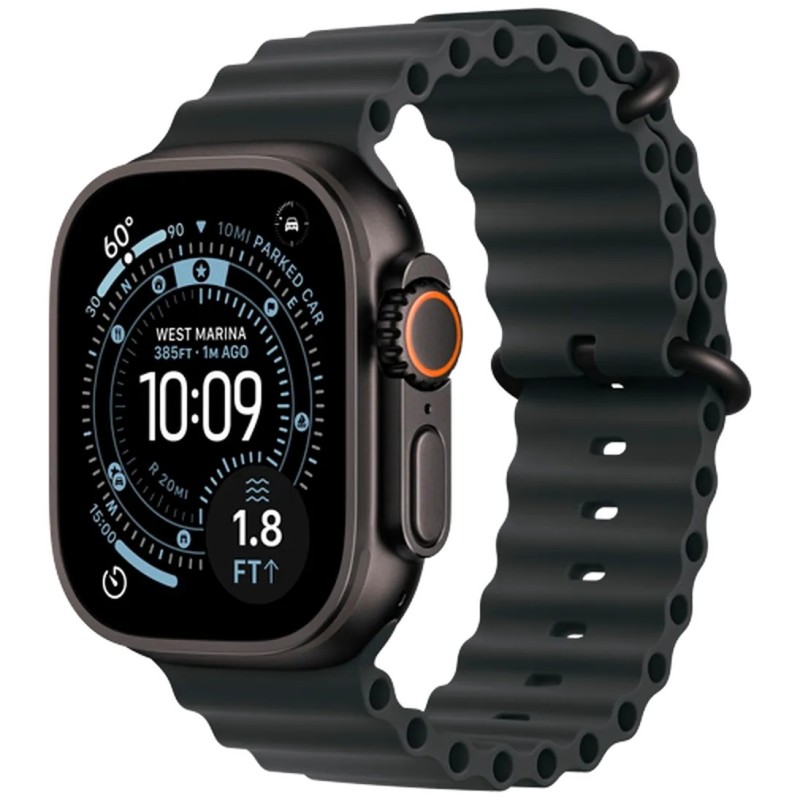 Pametna ura Apple Watch Ultra 3, 49mm, črna (črn pašček)