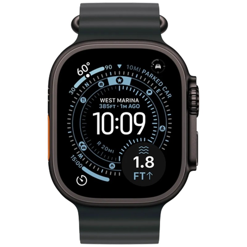 Pametna ura Apple Watch Ultra 3, 49mm, črna (črn pašček)