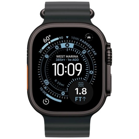 Pametna ura Apple Watch Ultra 3, 49mm, črna (črn pašček)
