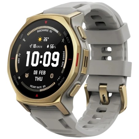 Pametna ura Amazfit T-Rex 3 Pro, 44mm, zlata (siv pašček)