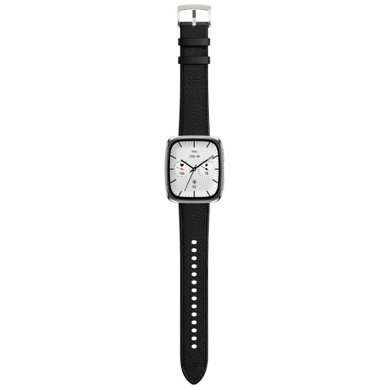 Pametna ura Amazfit Active 2 Square, srebrna (črn pašček)